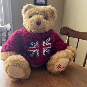 Harrods Fluffy Brown Teddy Bear